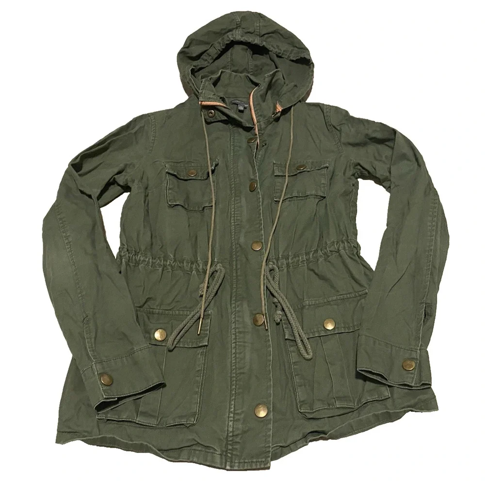 Market Spruce Green Anorak Hooded Utility Jacket Small Twilightcore Y2K Military